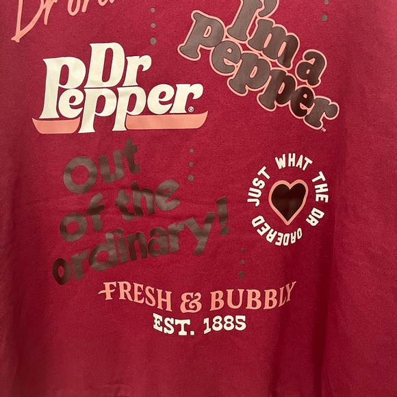 Dr. Pepper Double-Sided Graphic Hoodie Sweatshirt Women’s Small - Picture 5 of 10